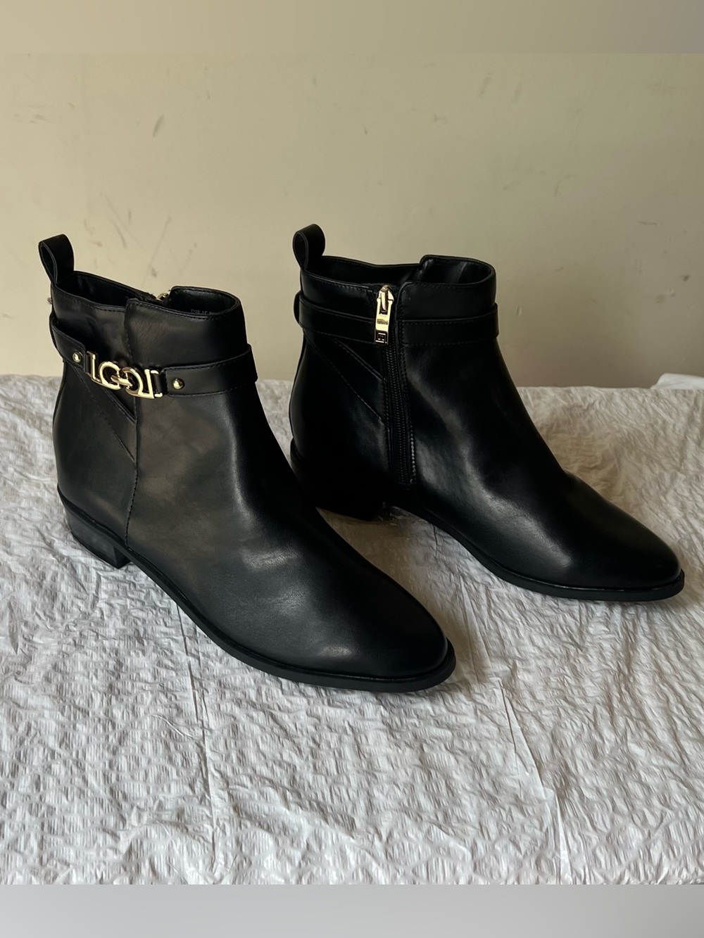 Liz Claiborne LC Ringwood Ankle Boots Black US 7.5 Like New